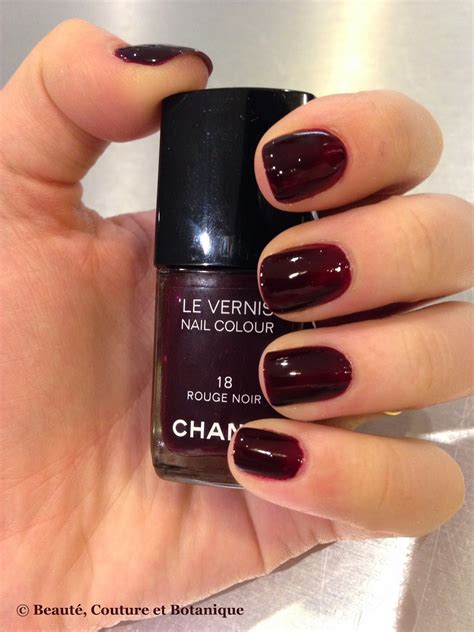 ongle chanel|chanel rouge noir.